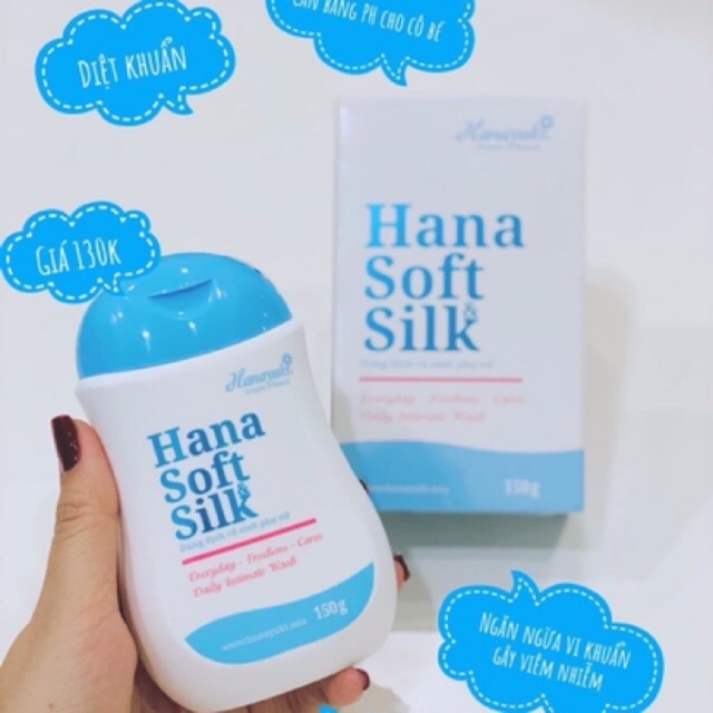 Dung Dịch Vệ Sinh Chăm Sóc Vùng Kín Hana Soft Xanh