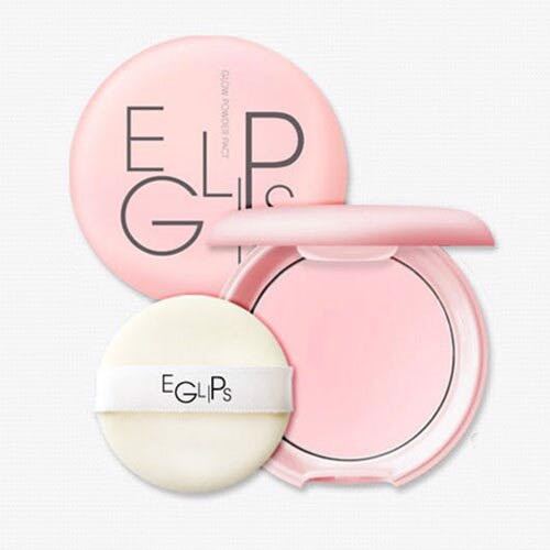 Phấn phủ siêu mịn kiềm dầu bắt sáng hồng ánh ngọc trai Eglips Glow Powder Pact