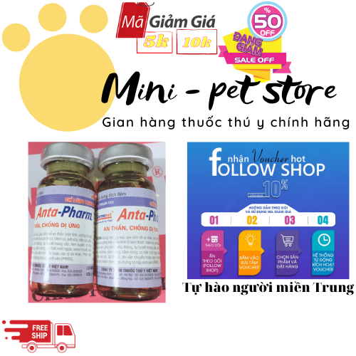 [10ML] AN THẦN, CHỐNG DỊ ỨNG - THUỐC THÚ Y VIỆT NAM
