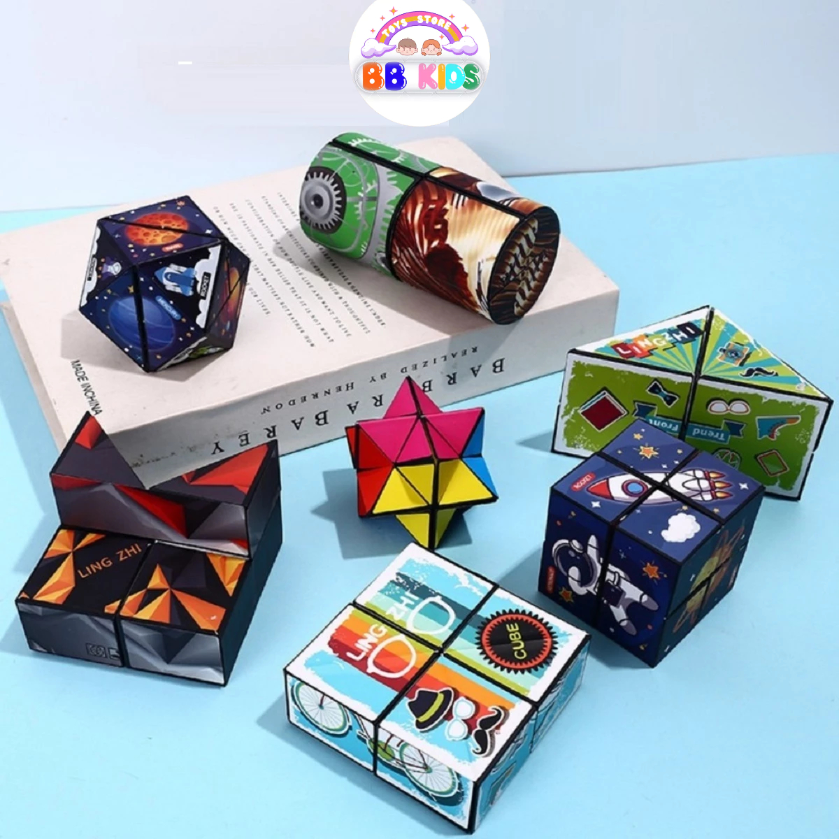 Khối Rubik 3D Magic Cube 72 Biến Thể Siêu Độc Lạ, Đồ Chơi Giáo Dục Cho Bé Thỏa Sức Sáng Tạo, Giúp Bé Rời Xa Điện Thoại Và Phát Triển Trí Não