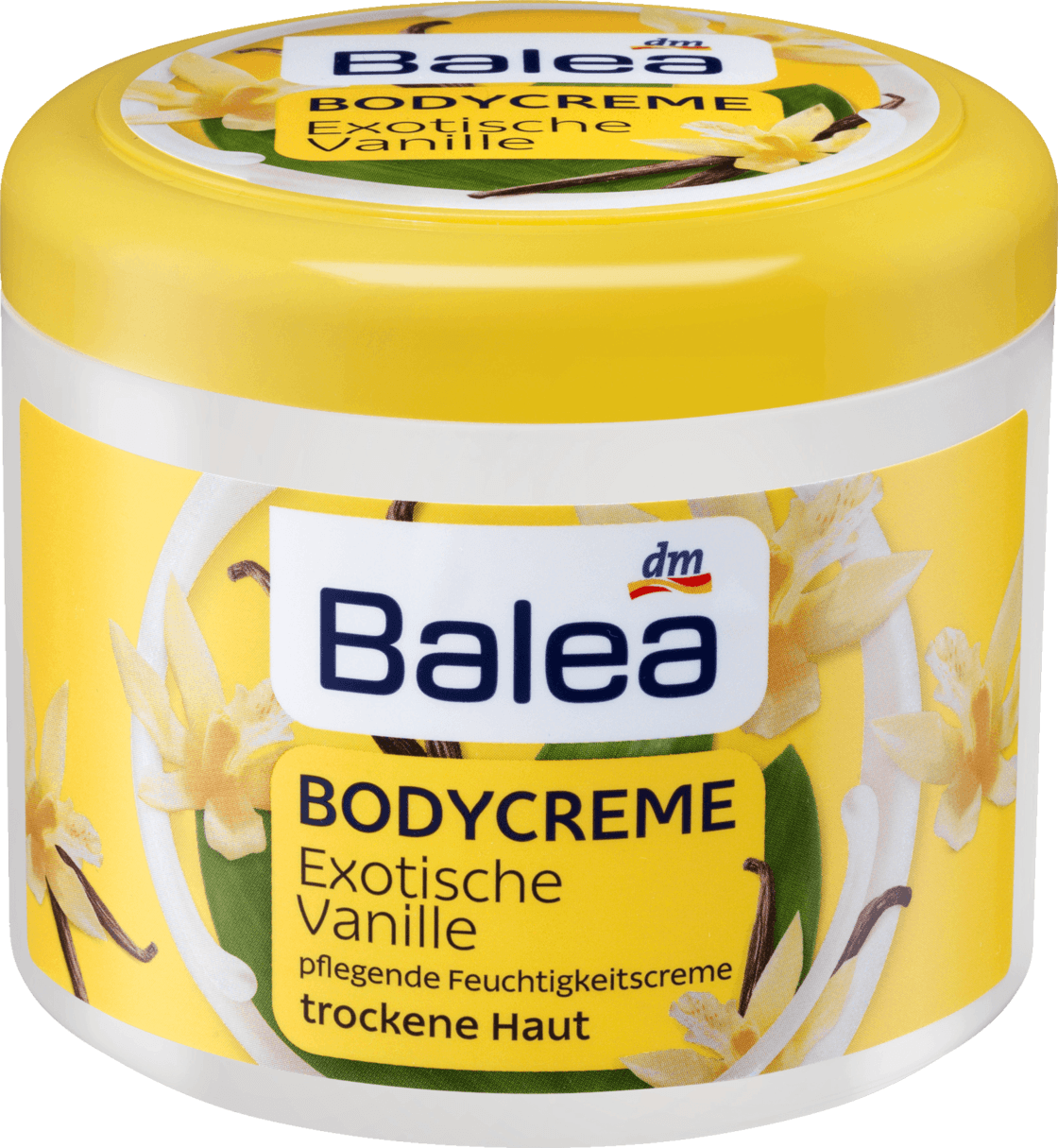Kem dưỡng thể trắng da Balea Bodycreme Exotische Vanille 500ml - Đức