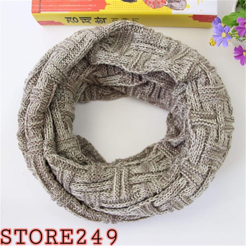 🧣khăn len ống nam nữ, màu sắc thời trang, hàng dày dặn ấm áp