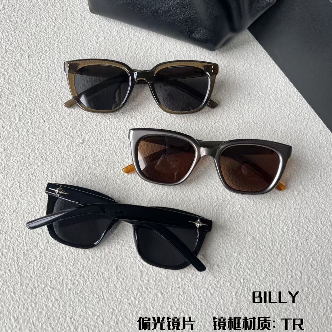 The new 2023 paragraphs small square web celebrity with TR polarizing sunglasses with little red book with sunglasses BILLY