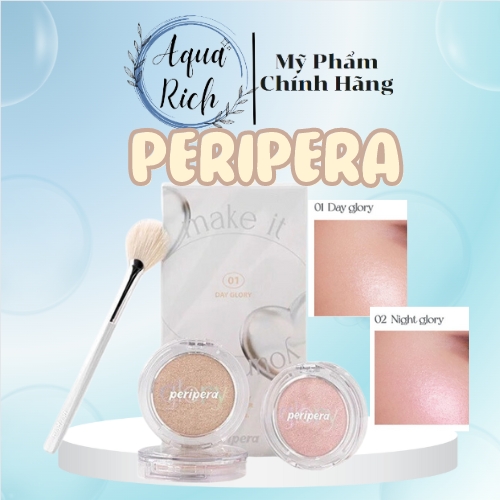 Phấn bắt sáng ink peripera pure glory highlighter set - 01 day glory - 02 night glory