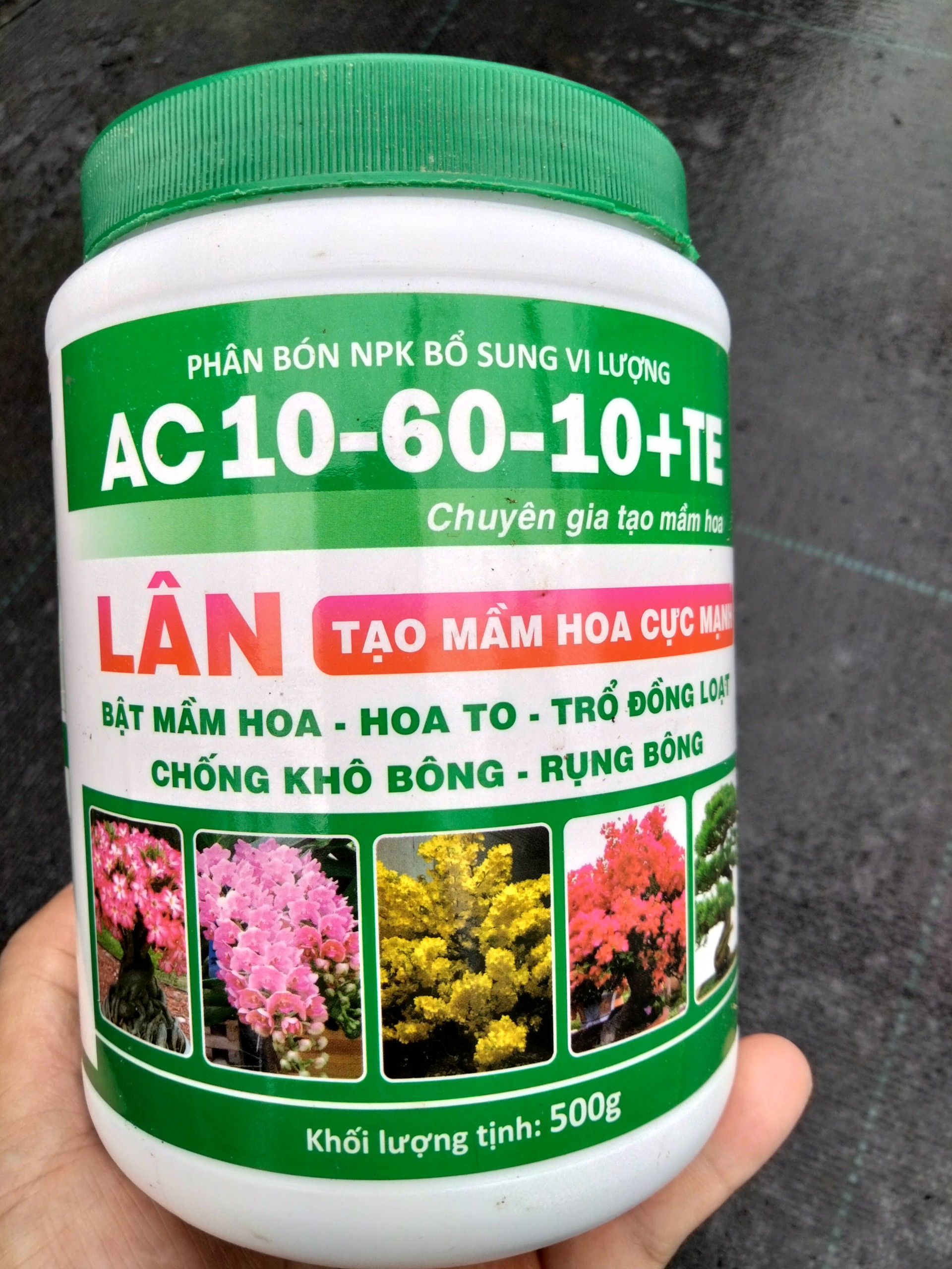 Gói phân bón lá siêu lân