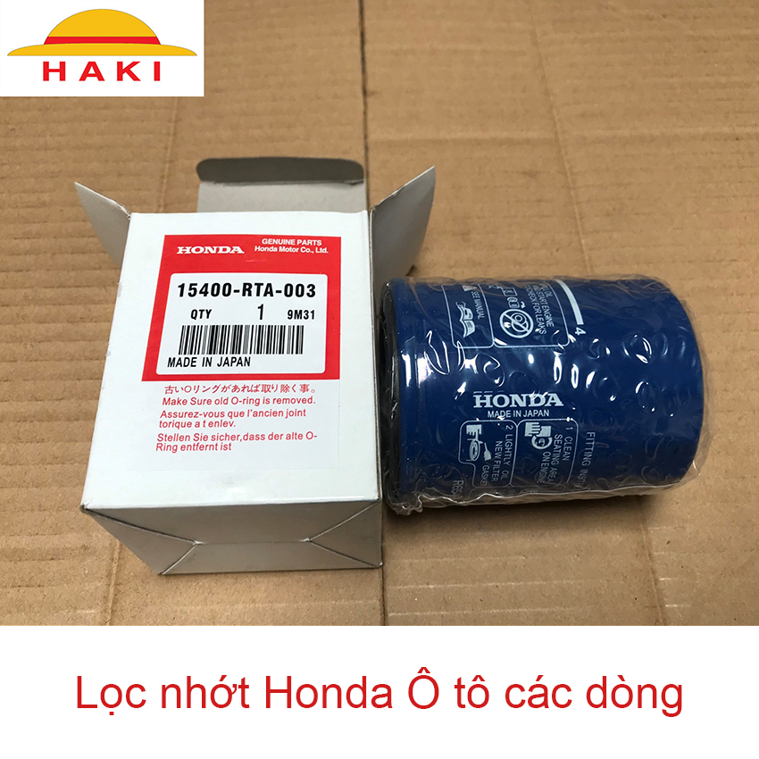 Lọc nhớt Honda City, Civic, CRV, Brio, Jazz, Accord và các dòng xe nhập (đơn vị tính: 1 cái) [Lọc dầu Honda]