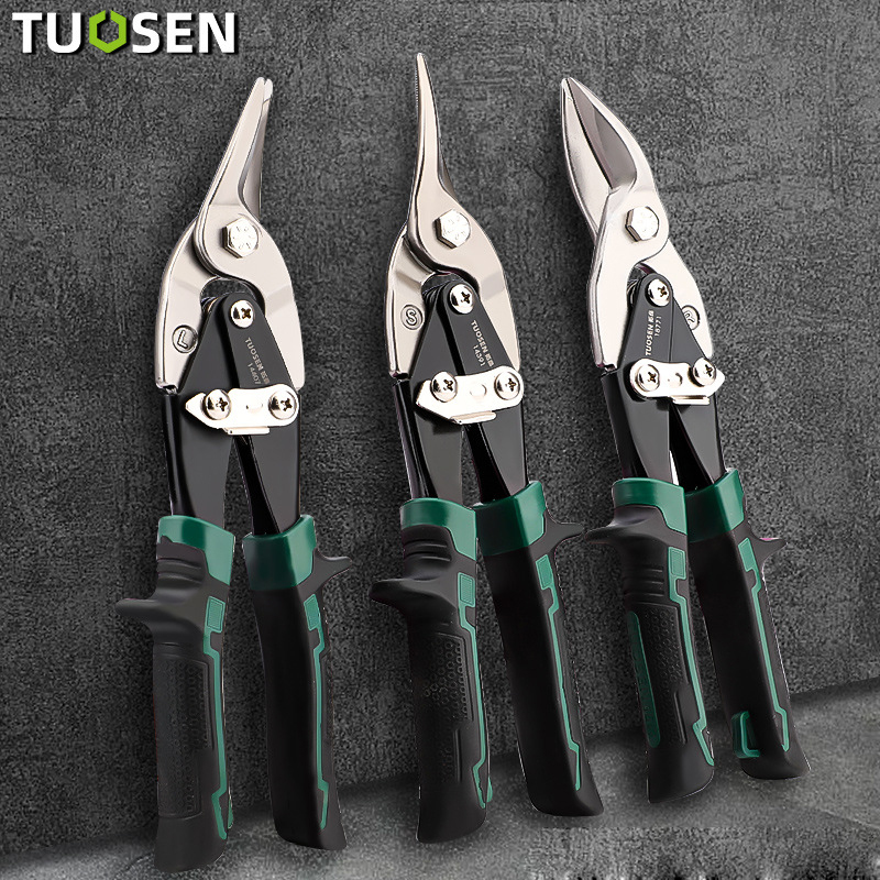 Kéo cắt tôn, kéo cắt tấm thép cán nguội, kéo cắt tấm thép không gỉ, kéo cắt xương thạch cao TUOSEN