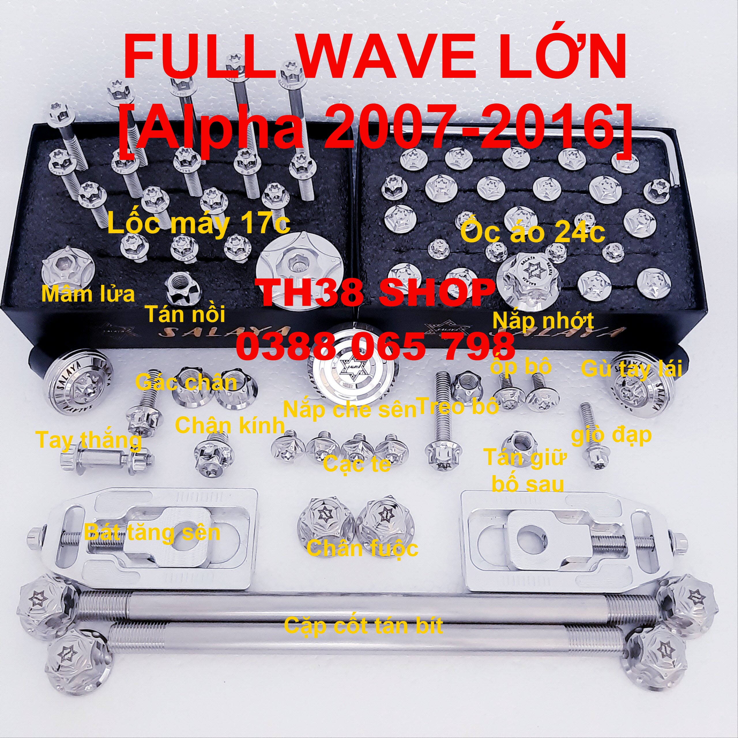 Full ốc salaya wave lớn