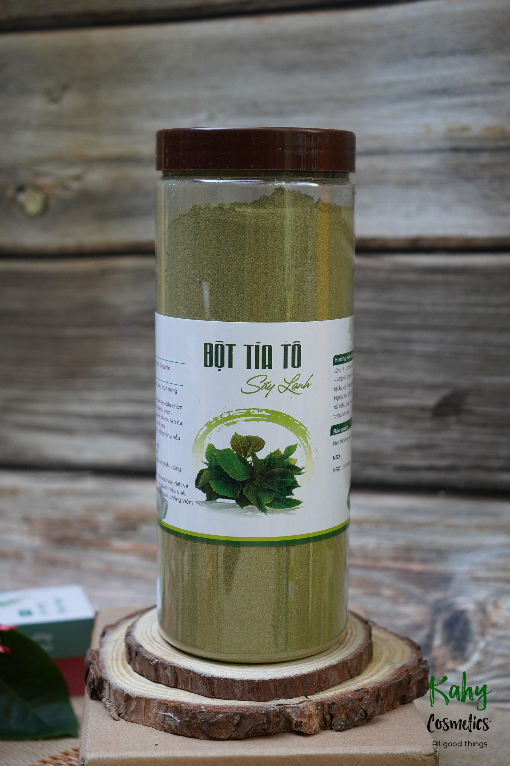 Bột tía tô sấy lạnh nguyên chất organic an toàn sử dụng, thanh nhiệt giải độc, giảm cân hiệu quả
