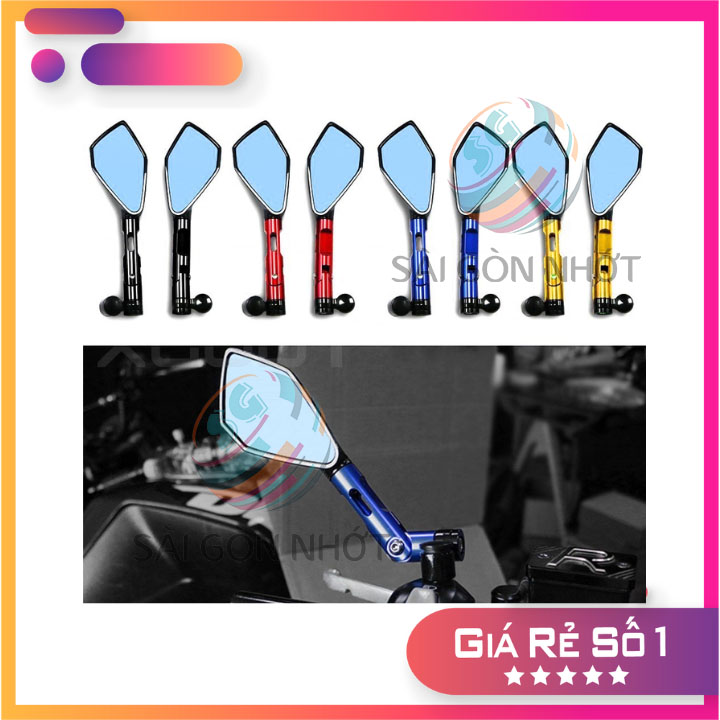 Kính chiếu hậu rizoma 5 cạnh hàng đẹp