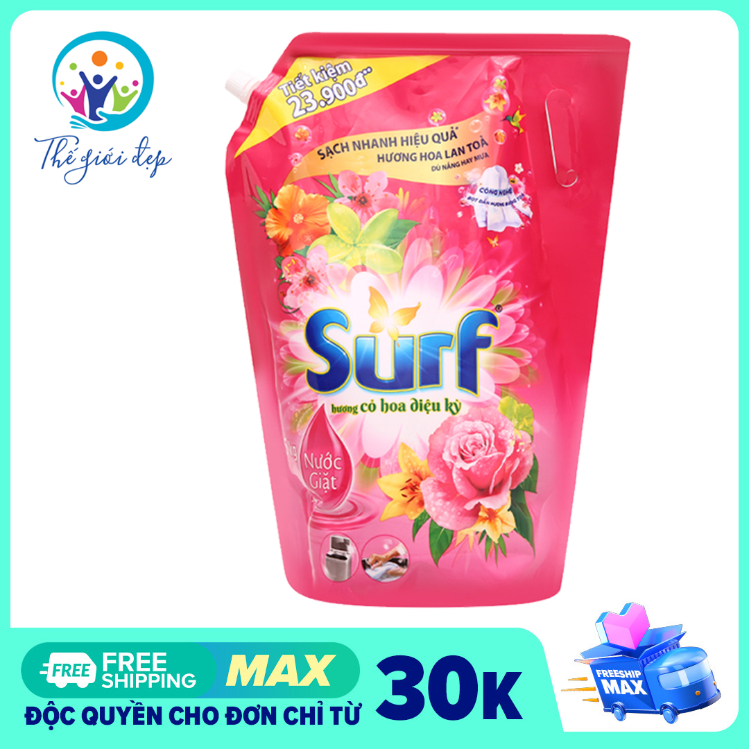 Nước giặt Surf hoa cỏ diệu kỳ túi 3.5kg