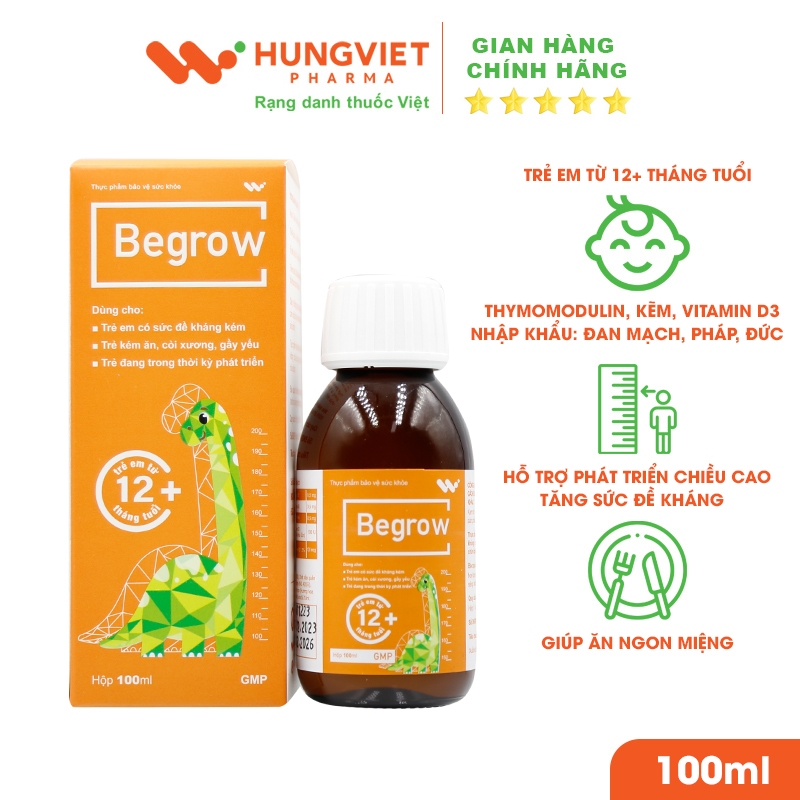 Siro begrow - giúp ăn ngon và cao lớn mỗi ngày