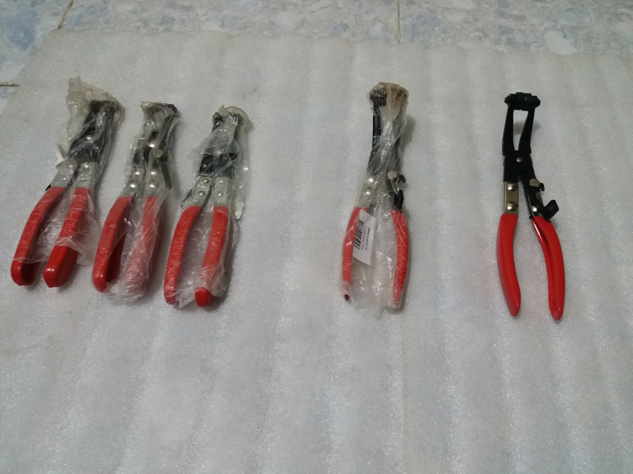 Kìm kẹp ống nhiên liệu và mở khóa cổ dê thẳng và gập bằng thép CR-V