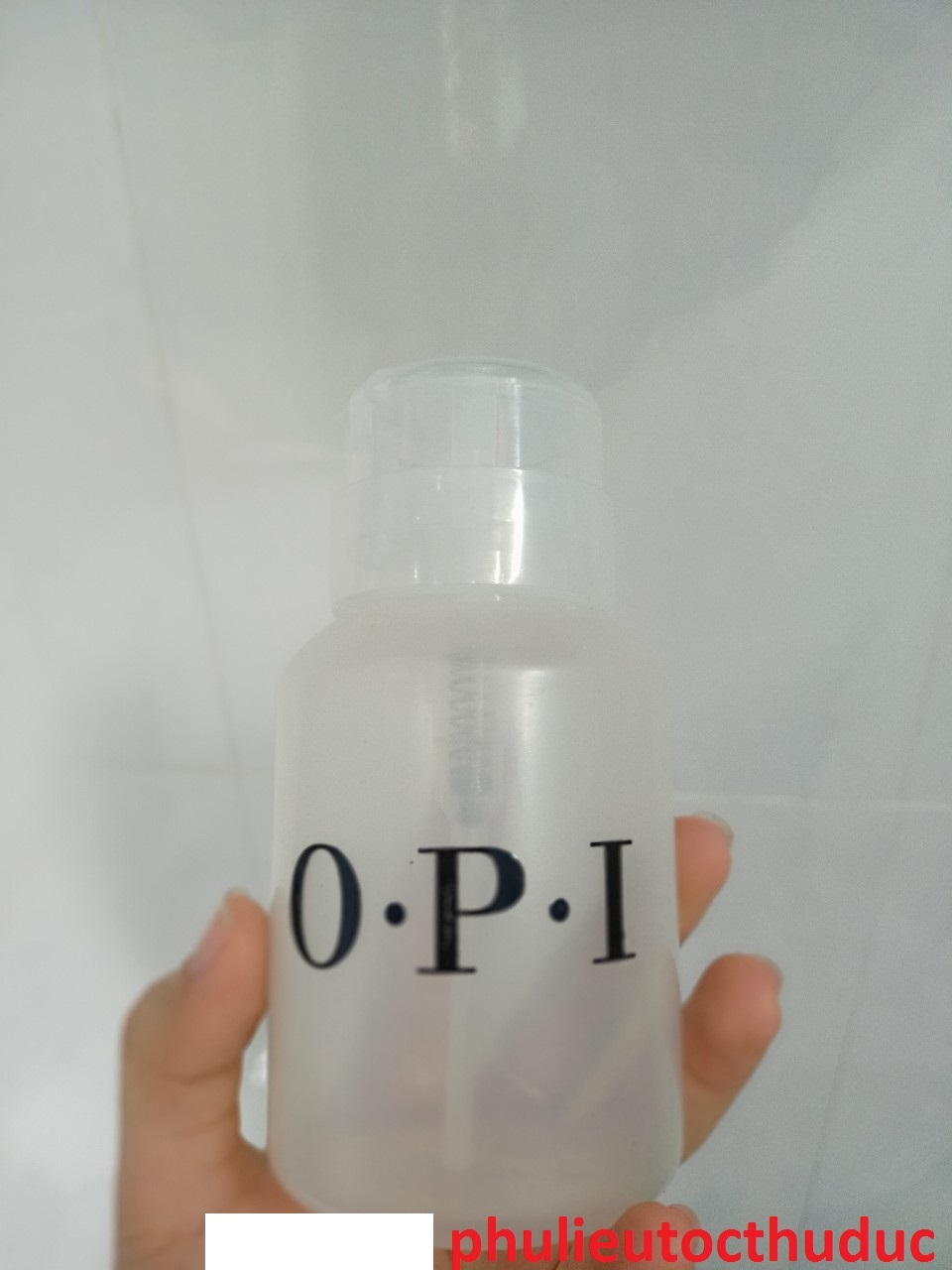 Bình nhấn acetone dùng để đựng dung dịch rửa móng tay chân - phulieutocthuduc