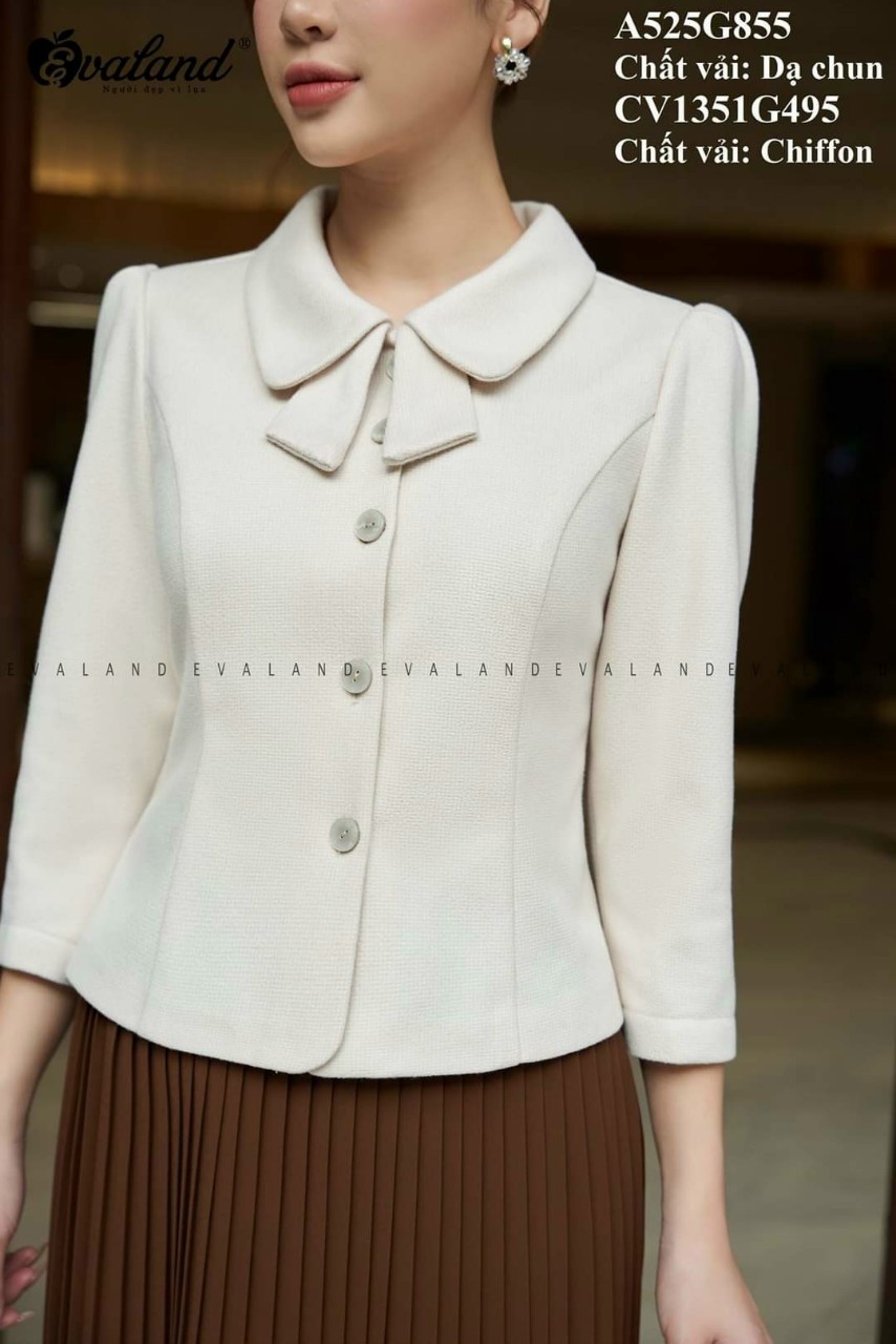 Áo kiểu công sở thanh lịch t099
