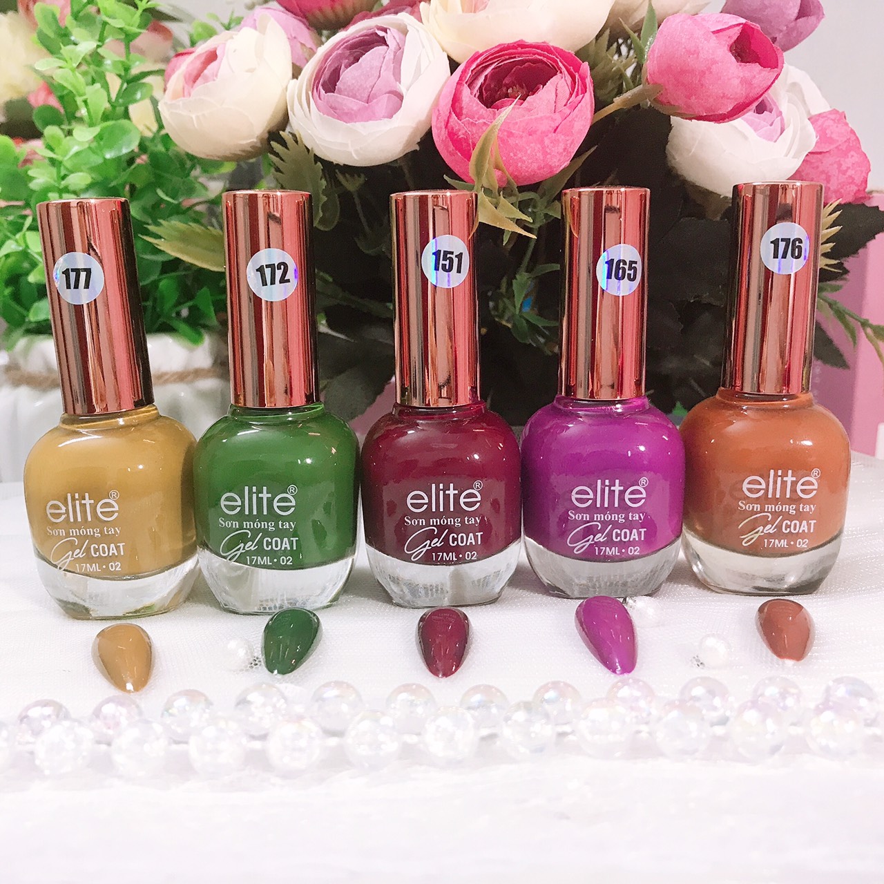 Sơn gel lạnh cao cấp Elite 17ml (không cần hơ máy)