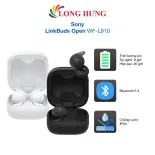 Tai nghe Bluetooth True Wireless Sony LinkBuds Open WF-L910 - Hàng chính hãng - Driver vòng 11mm, Chip V2 xử lý âm thanh, Thời lượng pin đến 8 giờ (22 giờ với hộp)
