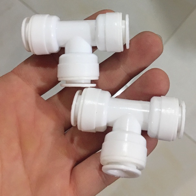 2 cút nối nhanh 3 đầu nhấn phi 10 máy lọc nước