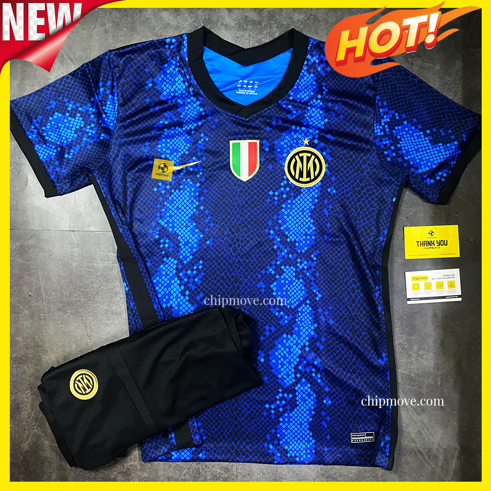 [GIÁ TỐT] Áo Thun Đá Banh Inter Milan Màu trắng sân nhà Thái Xịn Mùa Giải Mới 21/22