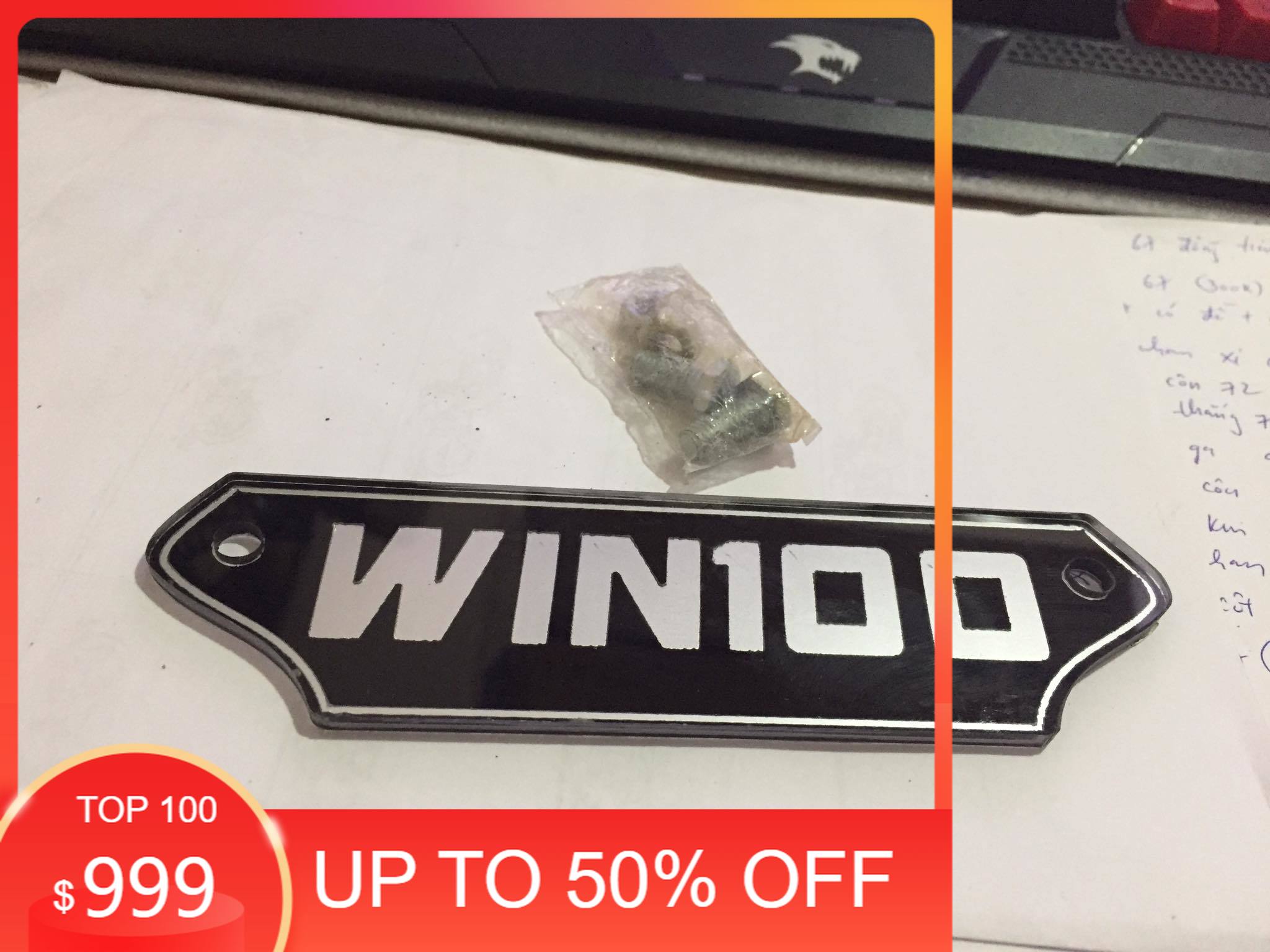 Logo chử win 100 cho xe win