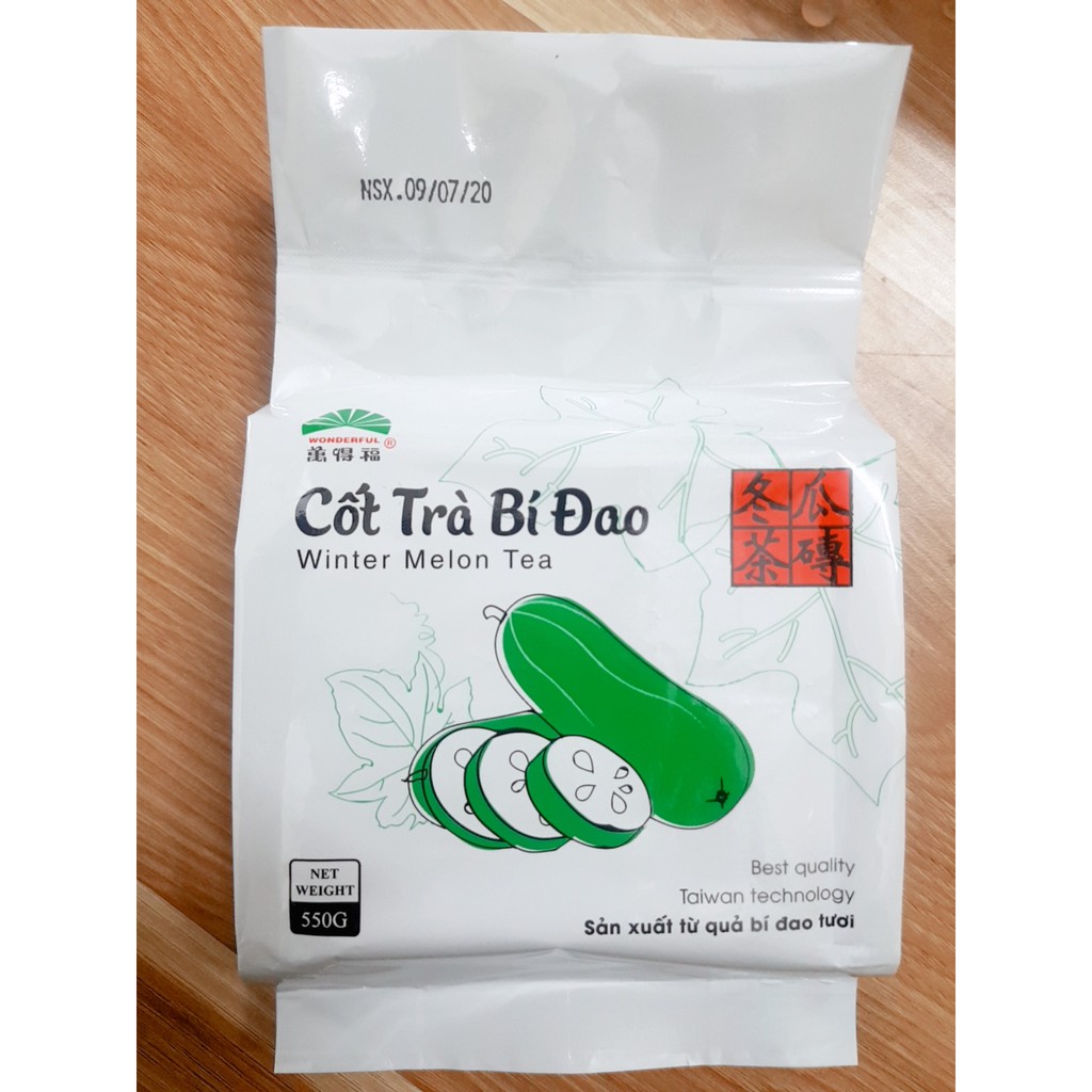 Cốt trà bí đao wonderful để làm món trà bí đao hạt chia 550gr- siêu ngon