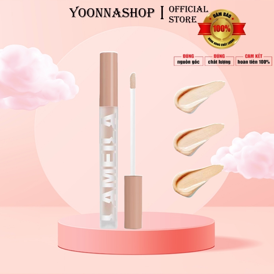 Kem che khuyết điểm LAMEILA sáng bóng dưỡng ẩm kiềm dầu trang điểm lâu trôi 3 màu sắc tùy chọn