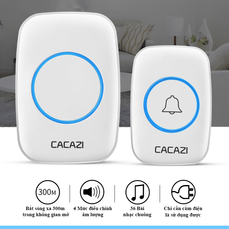 Chuông cửa không dây Cacazi A10 loại cao cấp