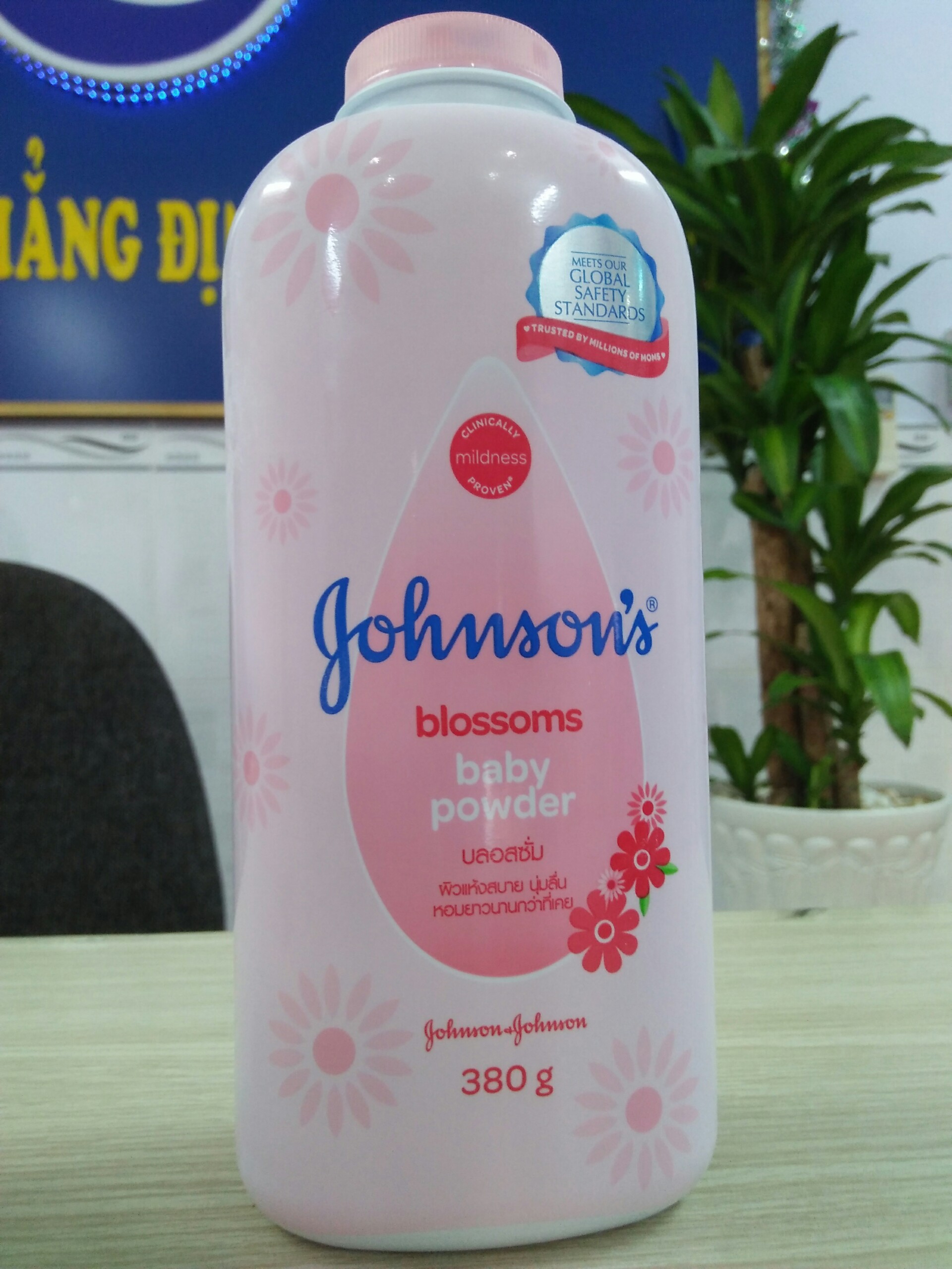 Phấn thái Johnson's baby 380g