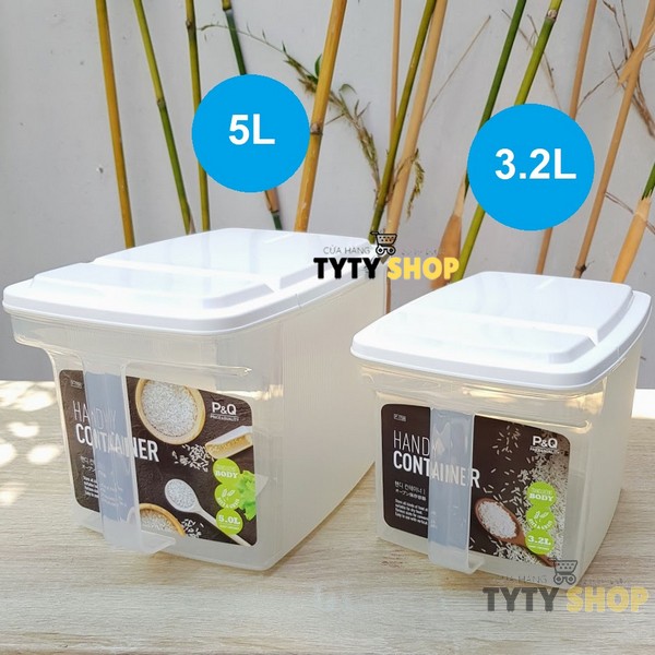 [HCM] Hộp nhựa có tay cầm Lock&Lock Handy Container dùng bảo quản thực phẩm - HÀNG CHÍNH HÃNG