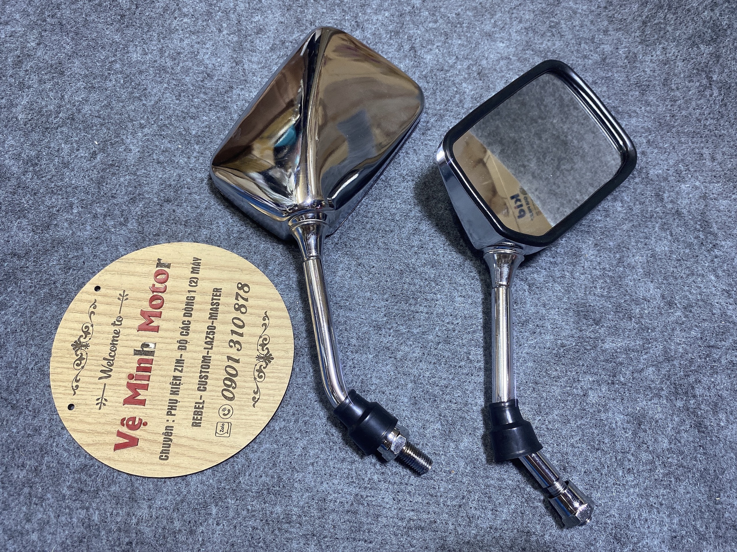 Gương chiếu hậu master 125,custom 125