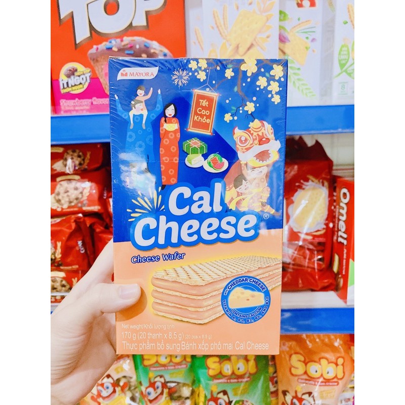 Bánh Xốp Phô Mai Cal Cheese 170G