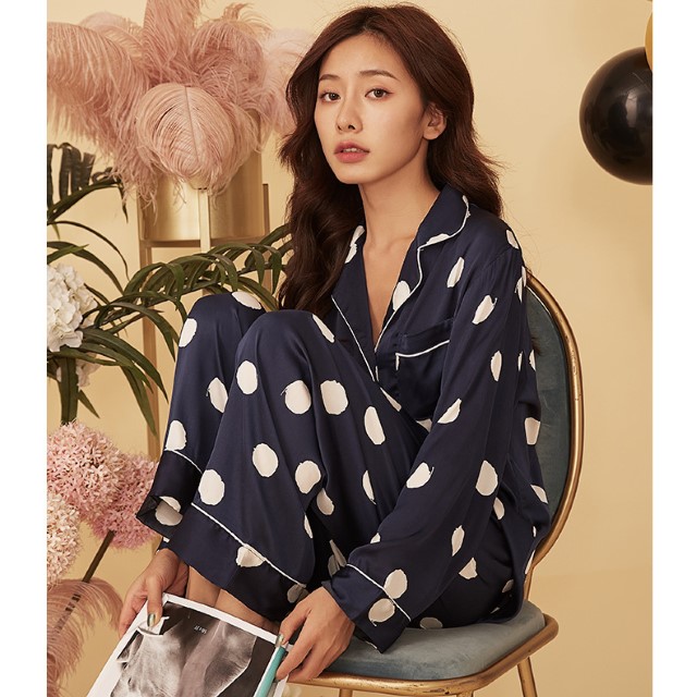 [Big Sale] 🌱Bộ Lụa Mặc Nhà ☘️Đồ Ngủ Pijama Lụa Cao Cấp Siêu Mát Mềm Mịn Không Nhăn Không Rút Chỉ - ELSA