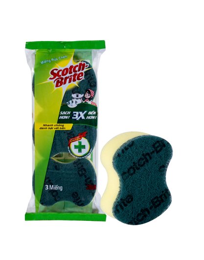 Bộ 3 miếng rửa chén scotch brite