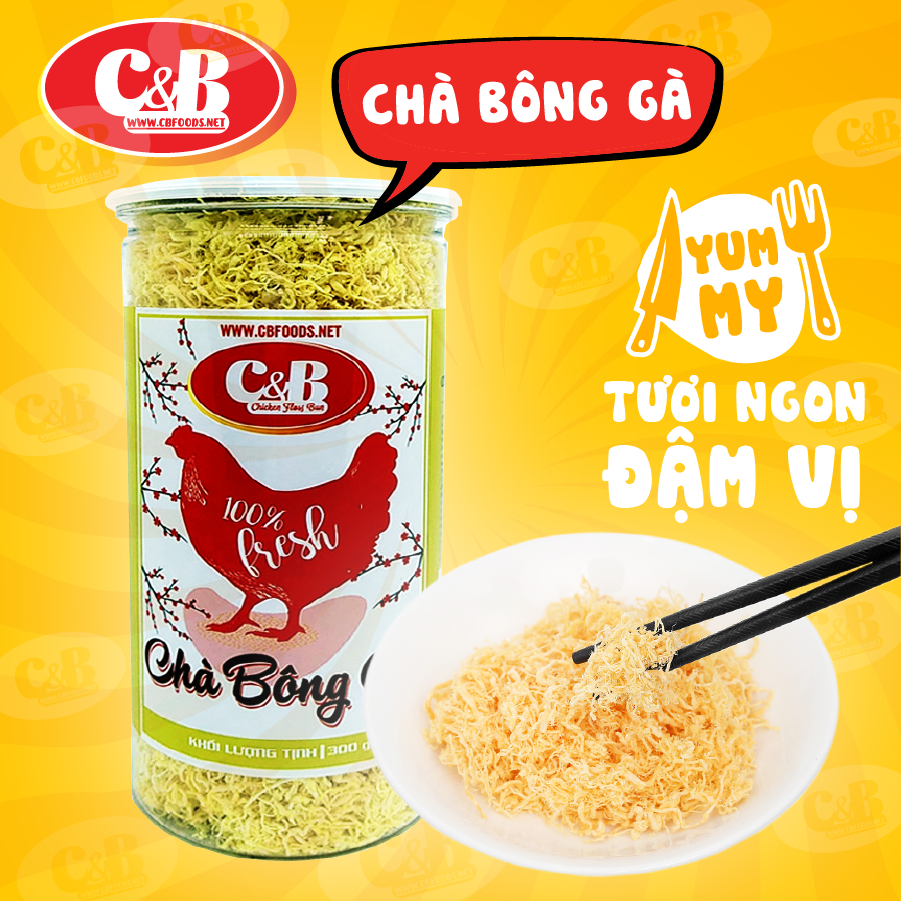 Chà bông gà c&b - hộp 300g