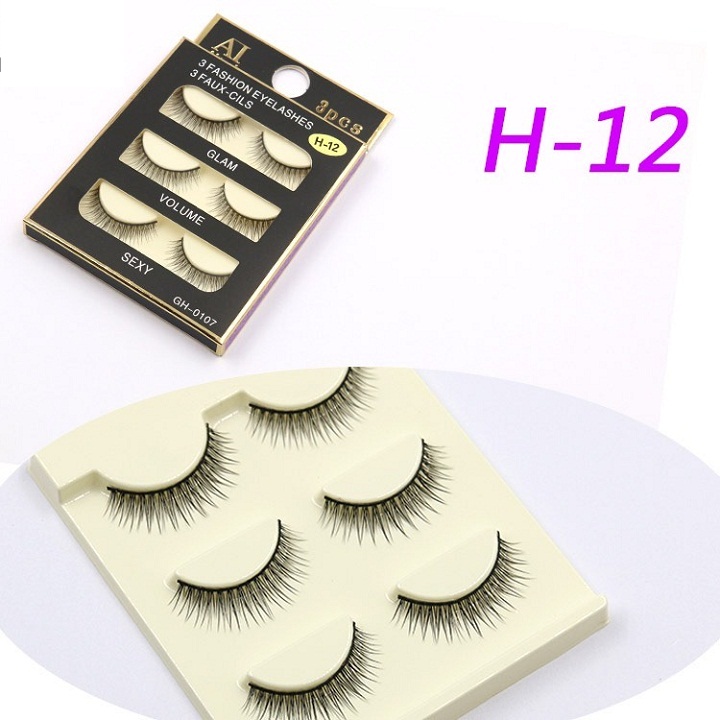 [HCM]Bộ 3 Cặp Mi 3D Ainazi Tự Nhiên - kireicos