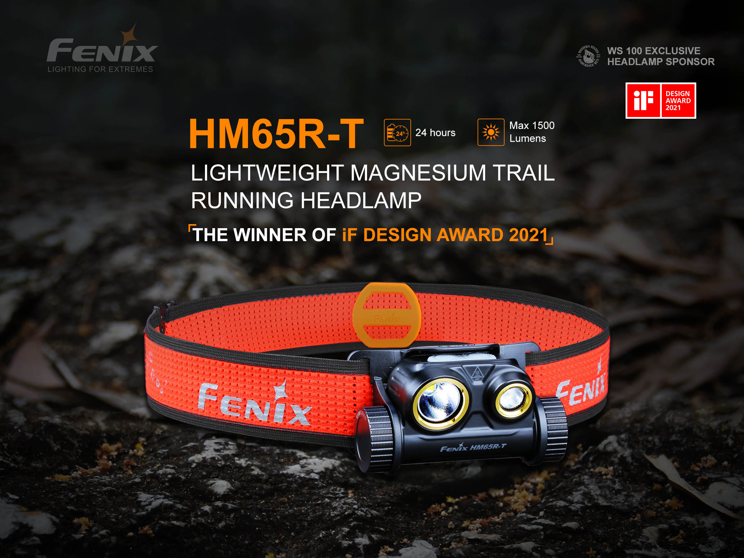 Đèn pin đội đầu fenix hm65rt