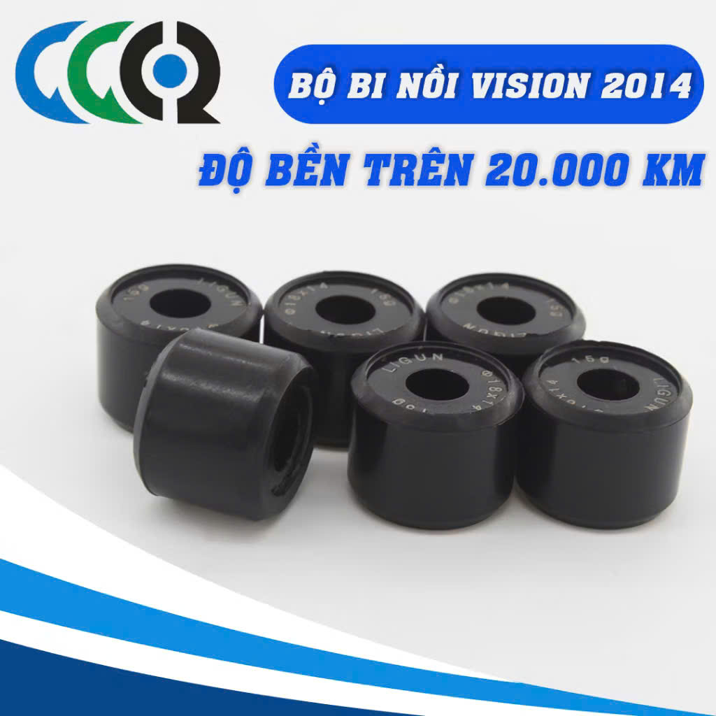Pot Ball Set, Pot Ball Set for Honda Vision Fi (Model Year 2011 to 2020) (18 × 14 - 15g) Giá 81,000 Đồng*Miễn phí vận chuyển