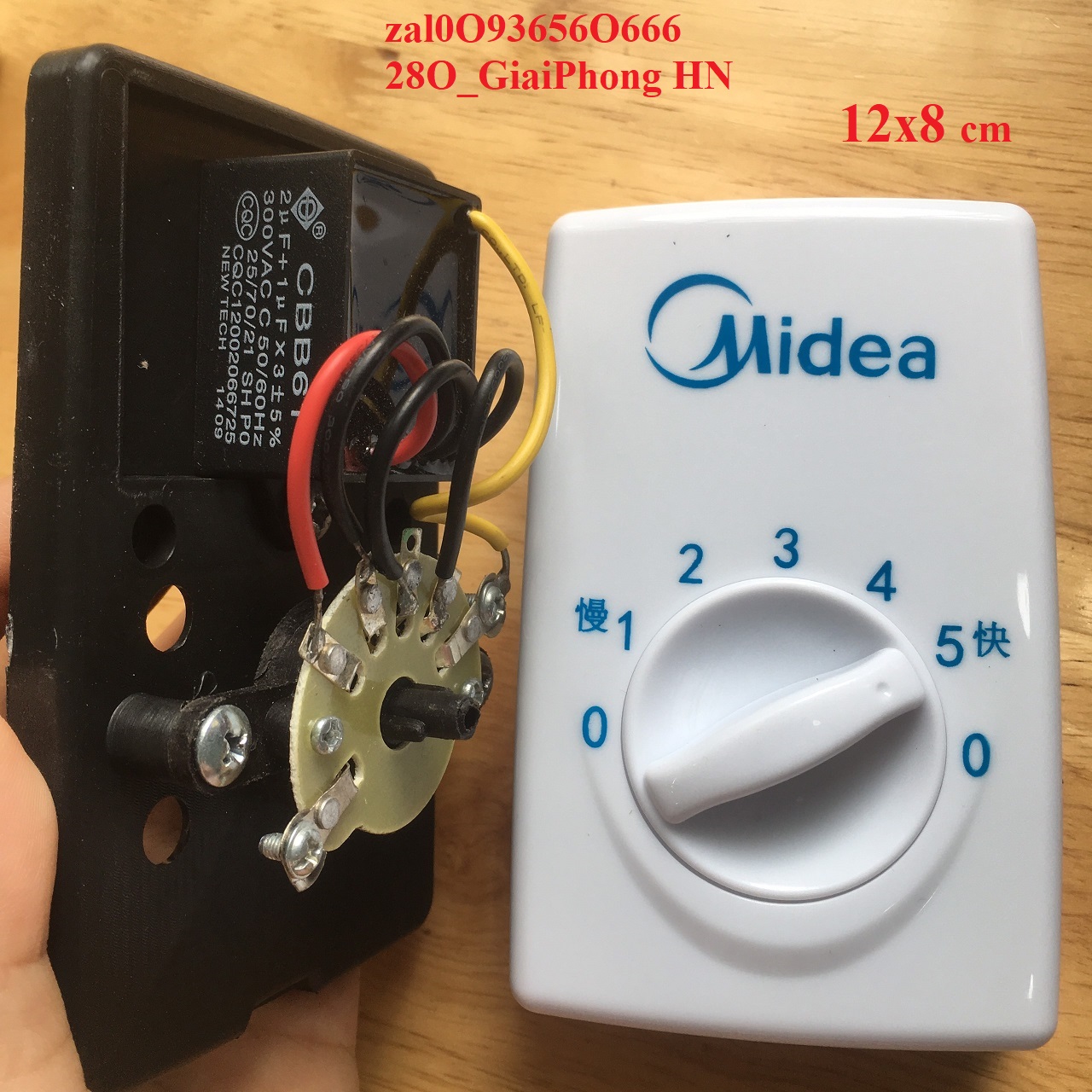 Hộp số quạt- Hộp số quạt trần Midea
