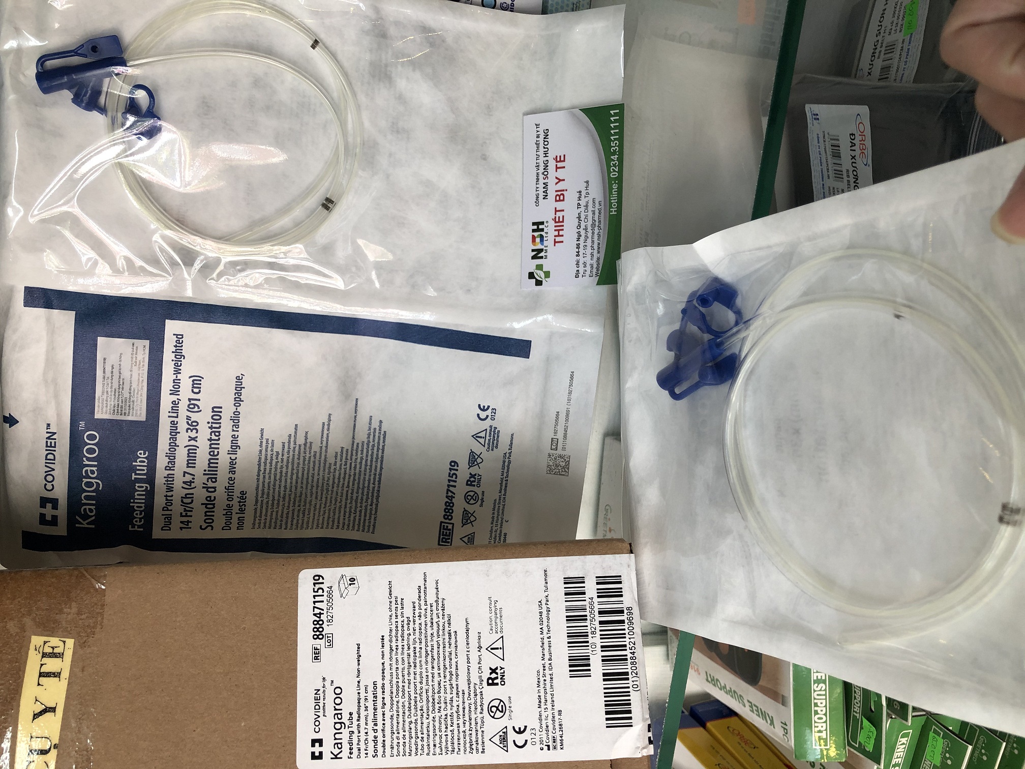 [DÙNG 1 THÁNG] DÂY CHO ĂN SILICON 1 THÁNG CONVIDIEN, DÂY XÔNG ĂN, DÂY THÔNG DẠ DÀY KANGAROO DÀI NGÀY DÂY NUÔI ĂN DẠ DÀY SỬ DỤNG DÀI NGÀY CÓ NẮP Kangaroo Argyle Feeding Tube số 14fr Covidien