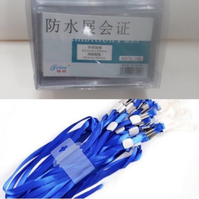Bao thẻ tên,thẻ đeo nhân viên học sinh các cỡ,dây đeo thẻ set 50 bộ
