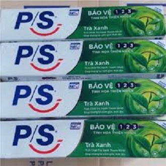 Combo 5 hộp kem đánh răng P/S trà xanh mini 30gr