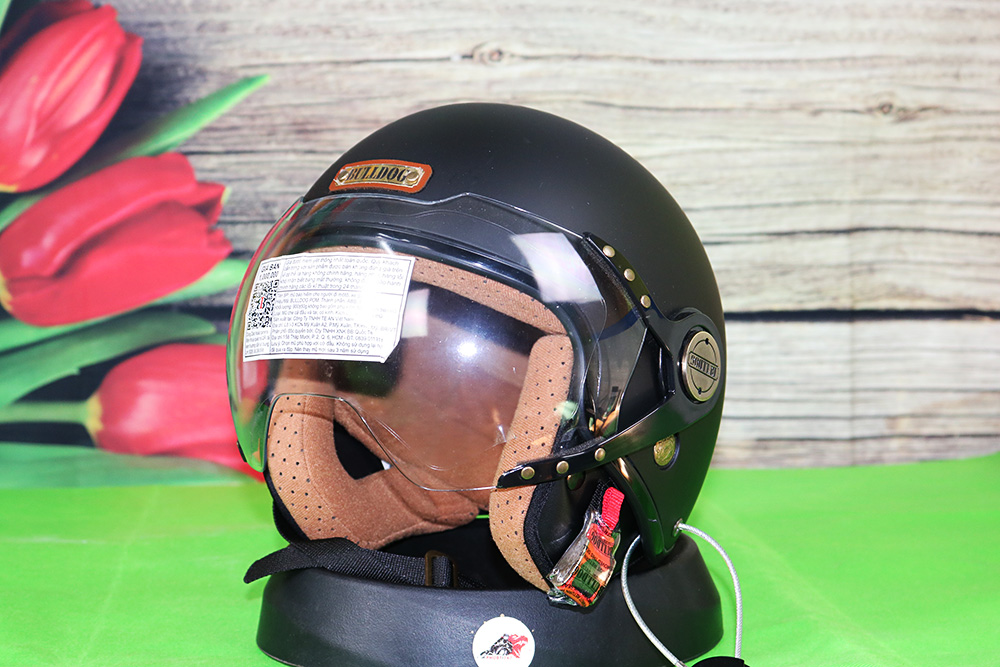 Mũ bảo hiểm 3/4 Bulldog Pom