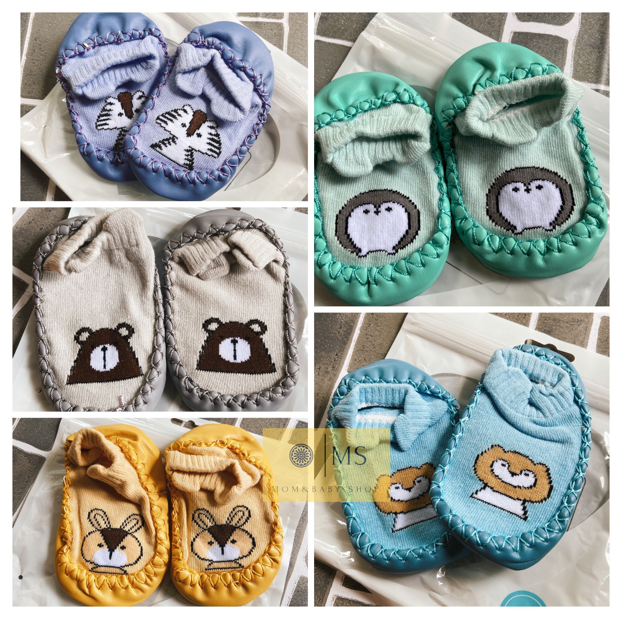Giày liền tất tập đi cho bé ♥️♥️freeship♥️♥️ họa tiết dễ thương, đế chống trơn♥️♥️