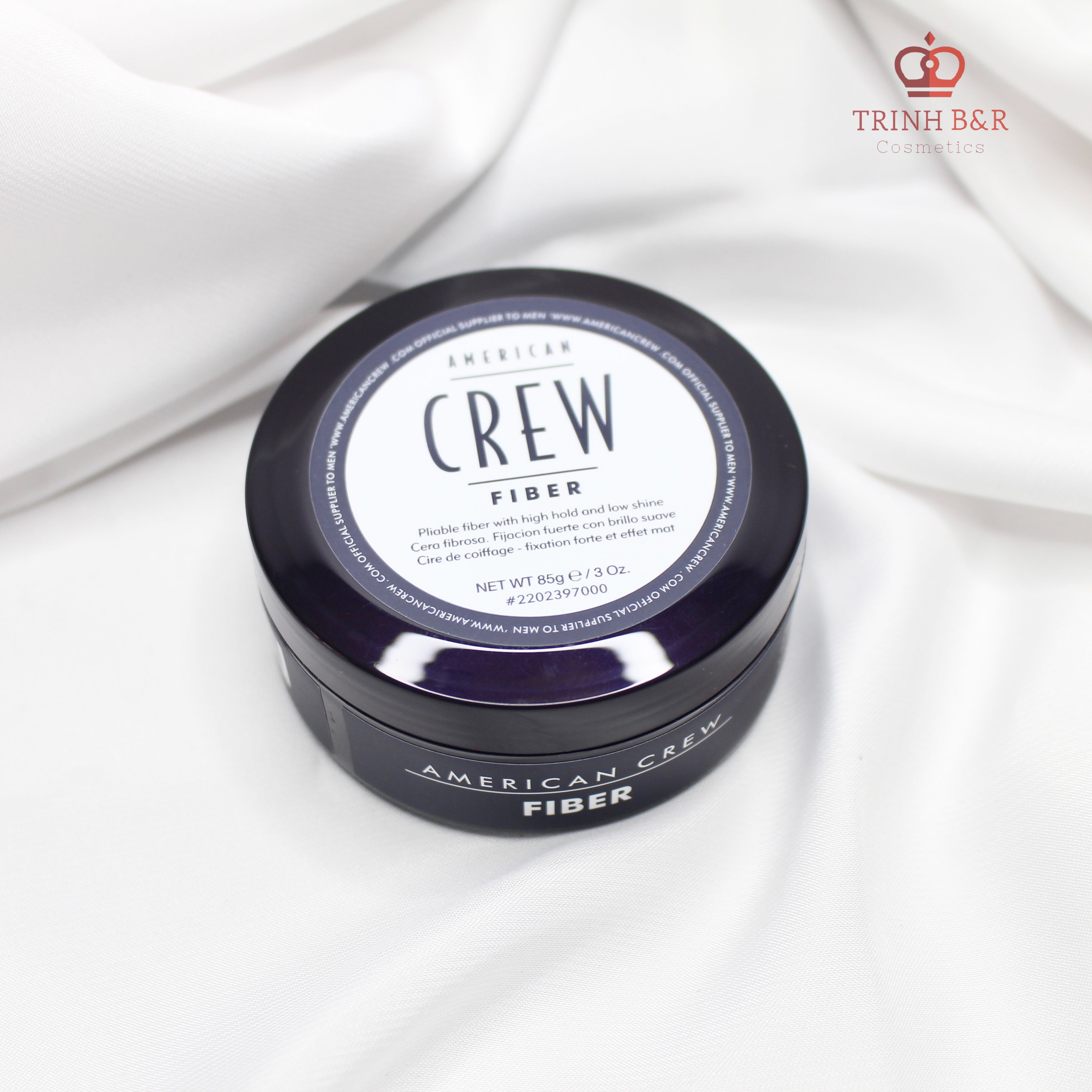 Sáp Vuốt Cứng tóc Nam Crew American Fiber