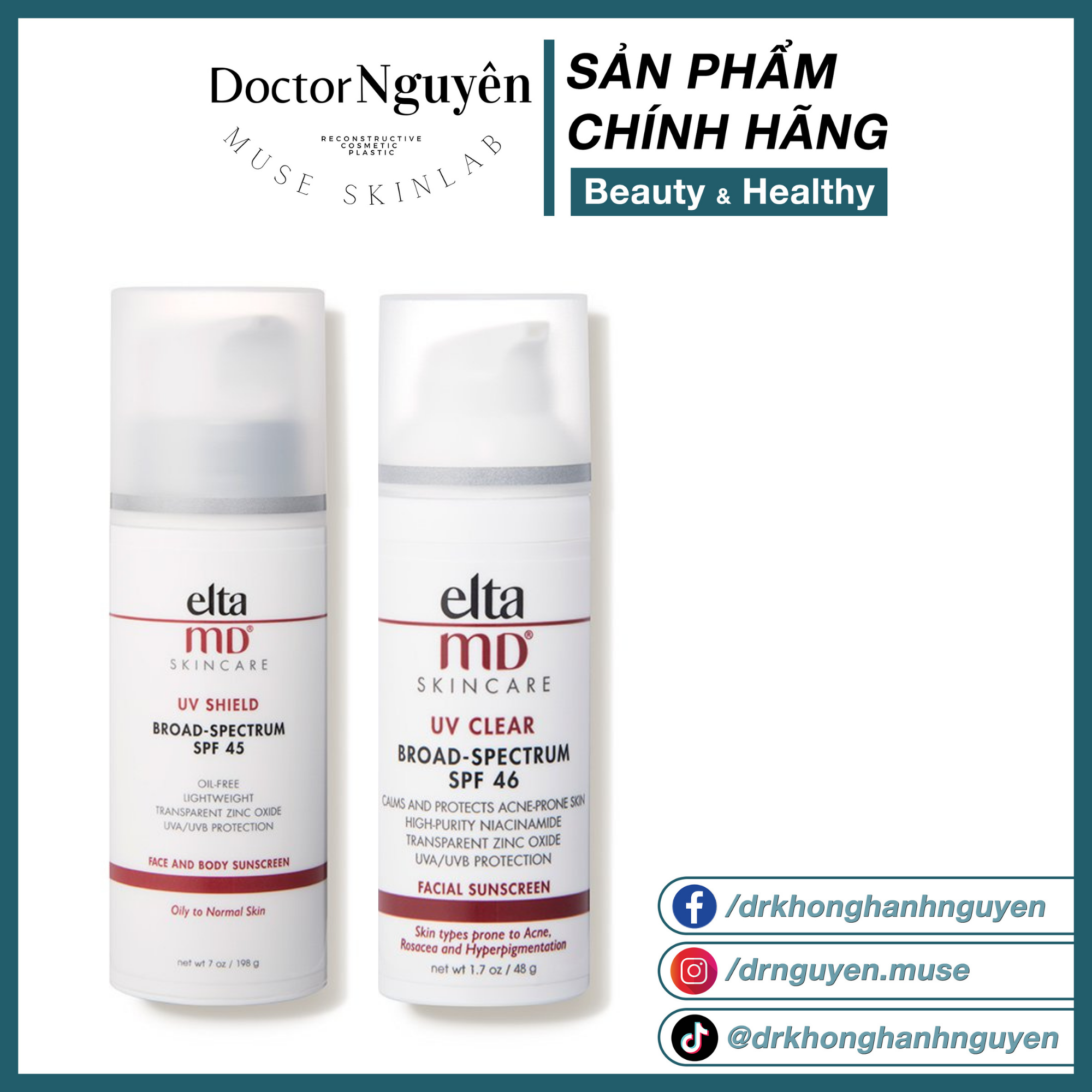 Kem chống nắng elta md