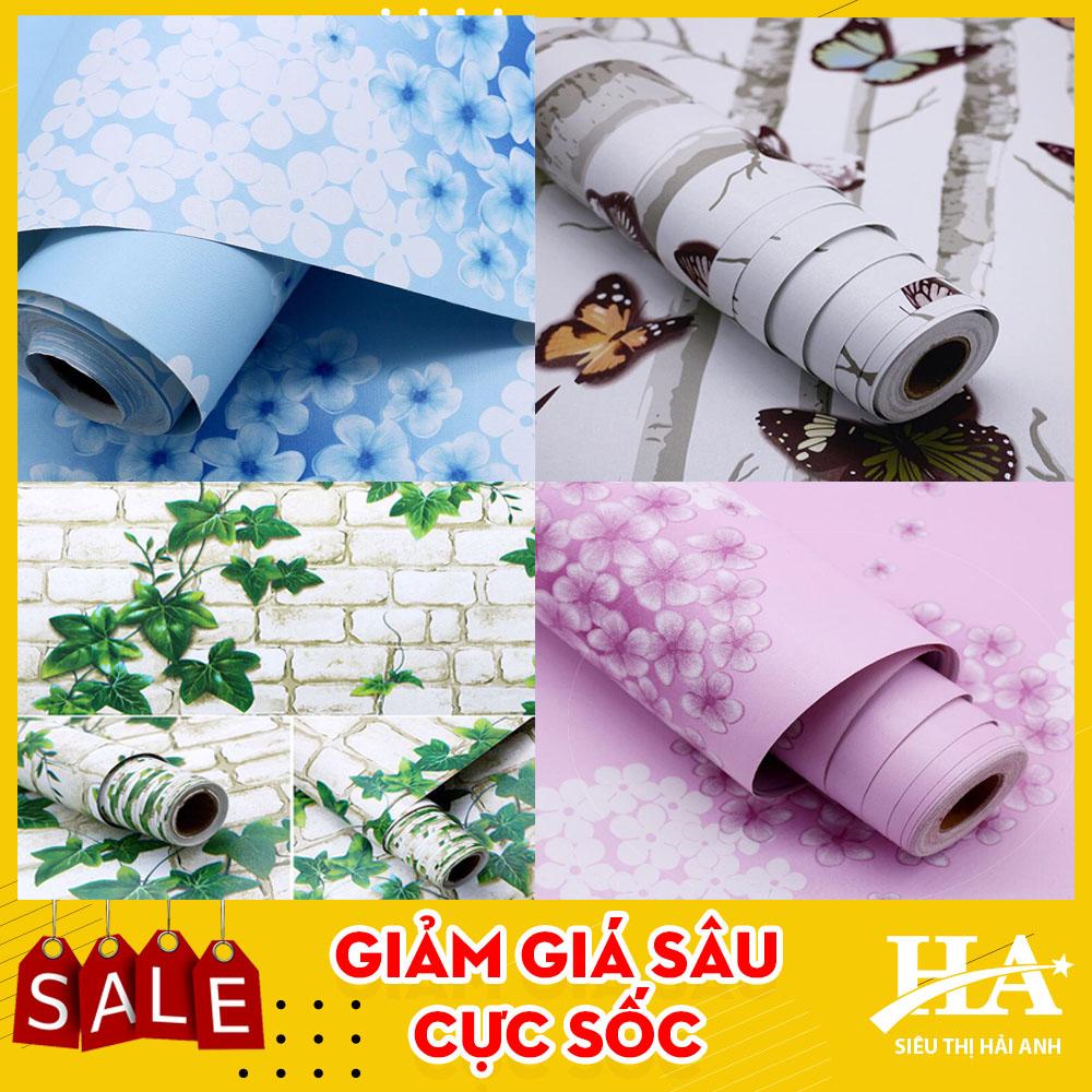 [Được chọn mẫu] 10M Giấy Dán Tường - Decal Dán Tường - Giấy Dán Tường Phòng Ngủ Siêu Đẹp, Lãng Mạn GDHK101