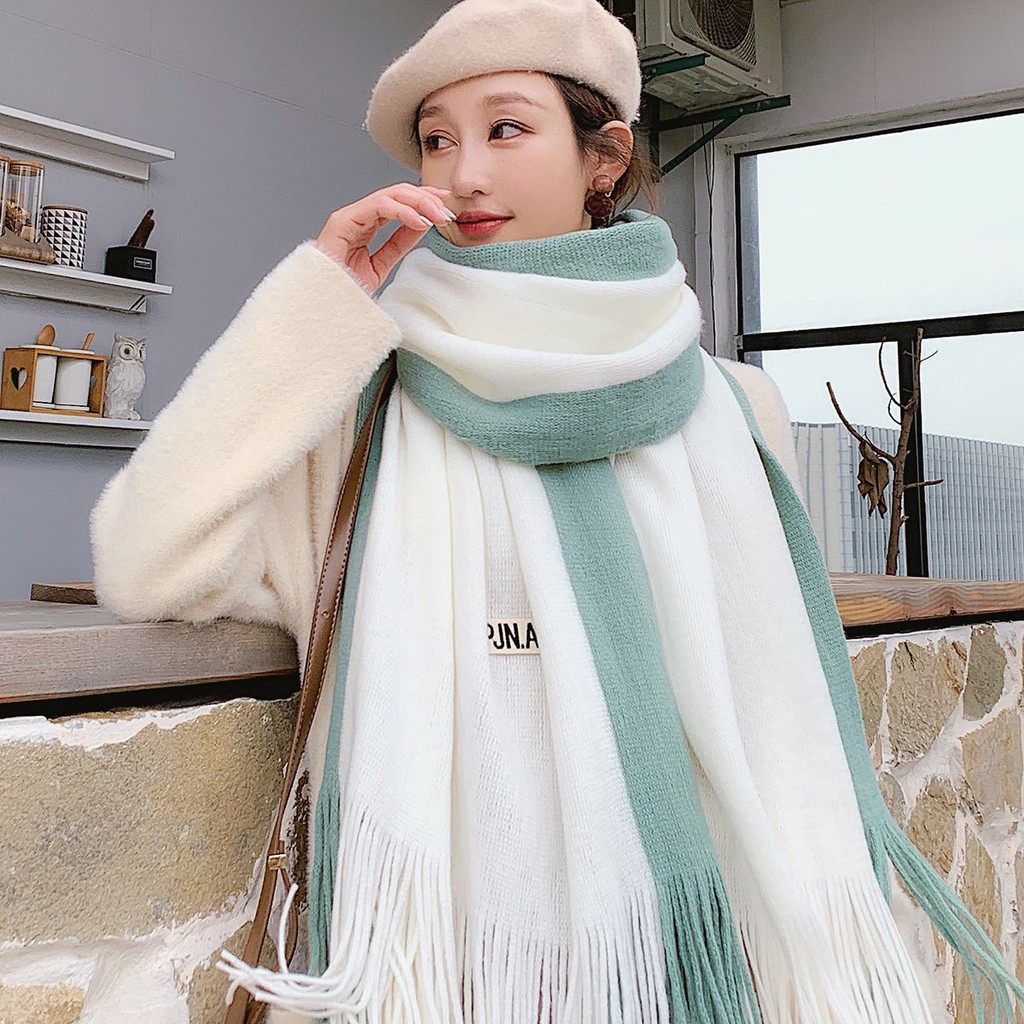 Khăn len ulzzang rin , khăn thời trang choàng cổ - lynh stores