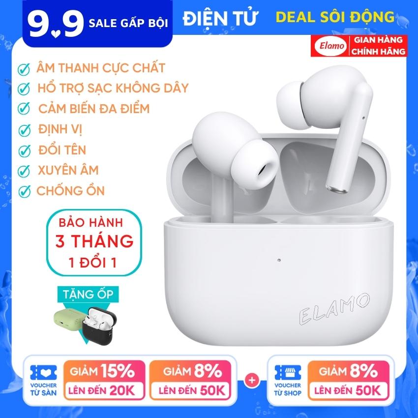 Tai nghe bluetooth thế hệ 3 pro tai nghe không dây full các chức năng tai nghe nhét tai không dây & phụ kiện hổ trợ sạc không dây định vị đổi tên Elamo