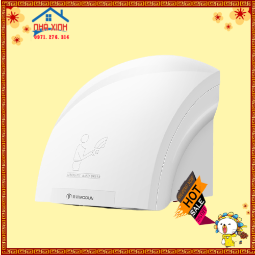 Máy sấy khô tay tự động cảm biến hồng ngoại nhập khẩu, khử khuẩn 100%, làm nóng nhanh không mất thời gian chờ, công suất 2000w, máy sấy sử dụng trong phòng tắm, nhà vệ sinh, quán cafe, hotel, gia đình