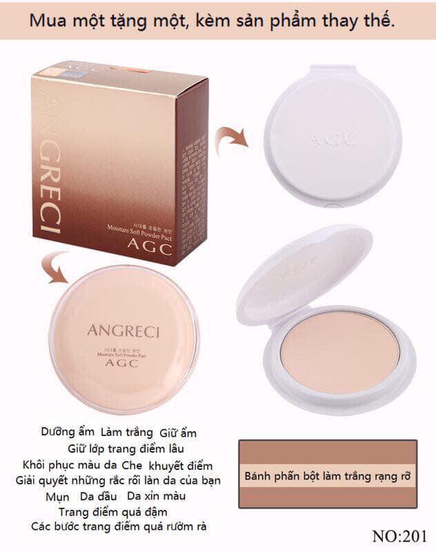 Phấn phủ cao cấp ANGRECI AGC-Hàn Quốc tặng kèm lõi secua